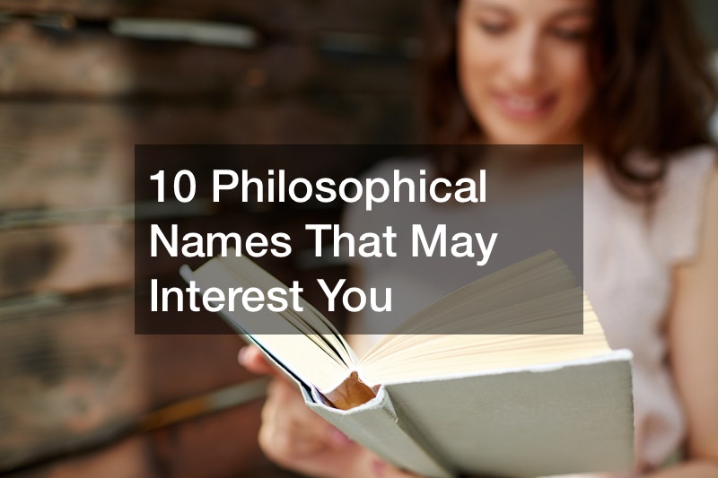 10 Philosophical Names That May Interest You